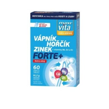 Maxi Vita Exclus.Vápník+Hořčík+Zinek Forte+ tbl.60