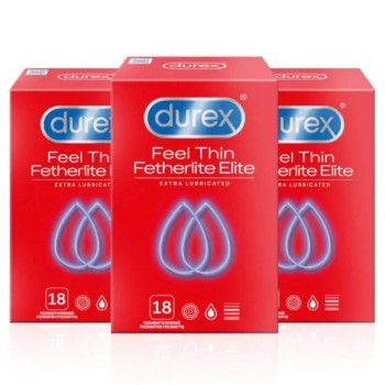 DUREX Feel Thin Extra Lubr.prezervativ 54ks (2+1)