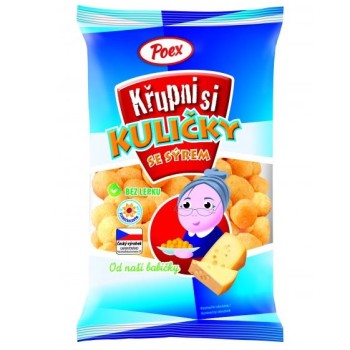 Poex Křupni si kuličky se sýrem bez lepku 120g