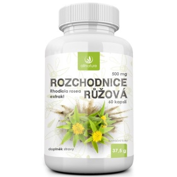 Allnature Rozchodnice růžová 500mg 60cps