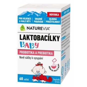 Swiss NatureVia Laktobacílky baby 60 sáčků