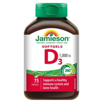JAMIESON Vitamín D3 1000 IU cps.75