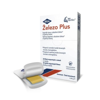 IBSA Železo Plus 20 filmů rozpustných v ústech