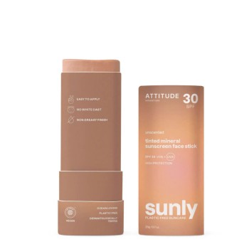 ATTITUDE Ochranná minerální tónovaná tyčinka na obličej SPF 30, 20g