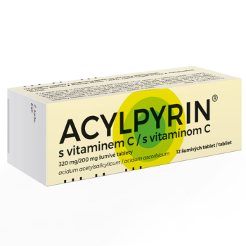 Acylpyrin s vitaminem C 320 mg/200 mg šumivé tablety