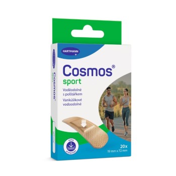 Cosmos sport voděodolná náplast 19x72mm 20ks