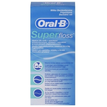 Oral-B dent.nit SuperFloss nastříhané pásky 50m