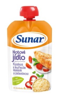 Sunar Hotové jídlo Kuskus s kuřec.masem a zel.120g