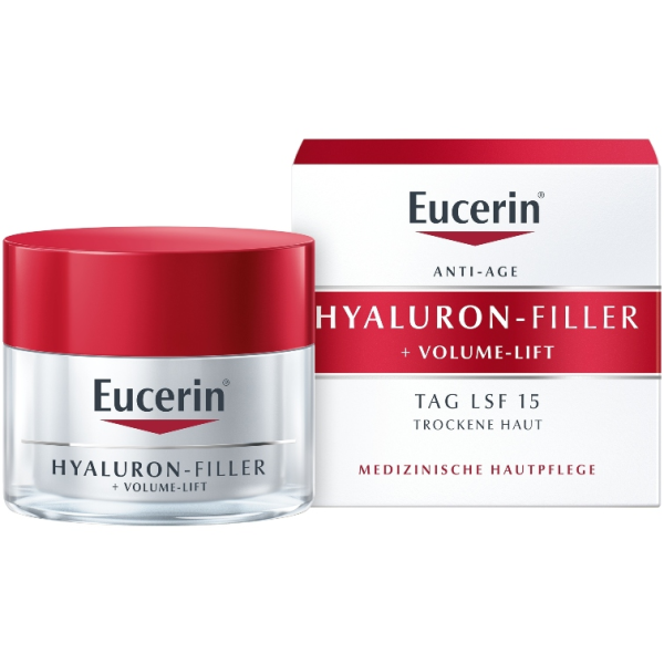 Eucerin Hyaluron-Filler + Volume-Lift Denní krém SPF15 pro suchou pleť 50ml