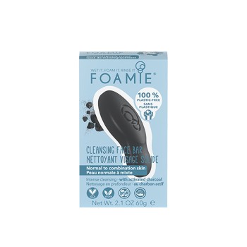 Foamie Cleansing Face Bar Too Coal to Be True