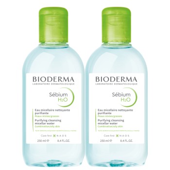 BIODERMA Sébium H2O 250ml 1+1 Festival
