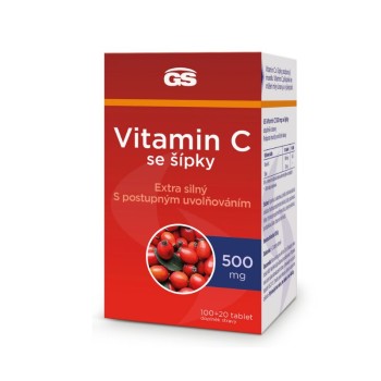 GS Vitamin C500 se šípky tbl.100+20