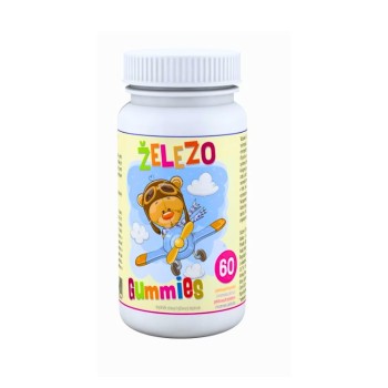 Železo Gummies 60 pektinových bonbónů