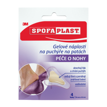 3M Spofaplast 912N Gel.nápl.puchýře na patách 4ks