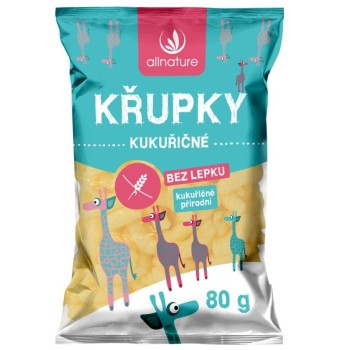 Allnature Kukuřičné křupky 80g