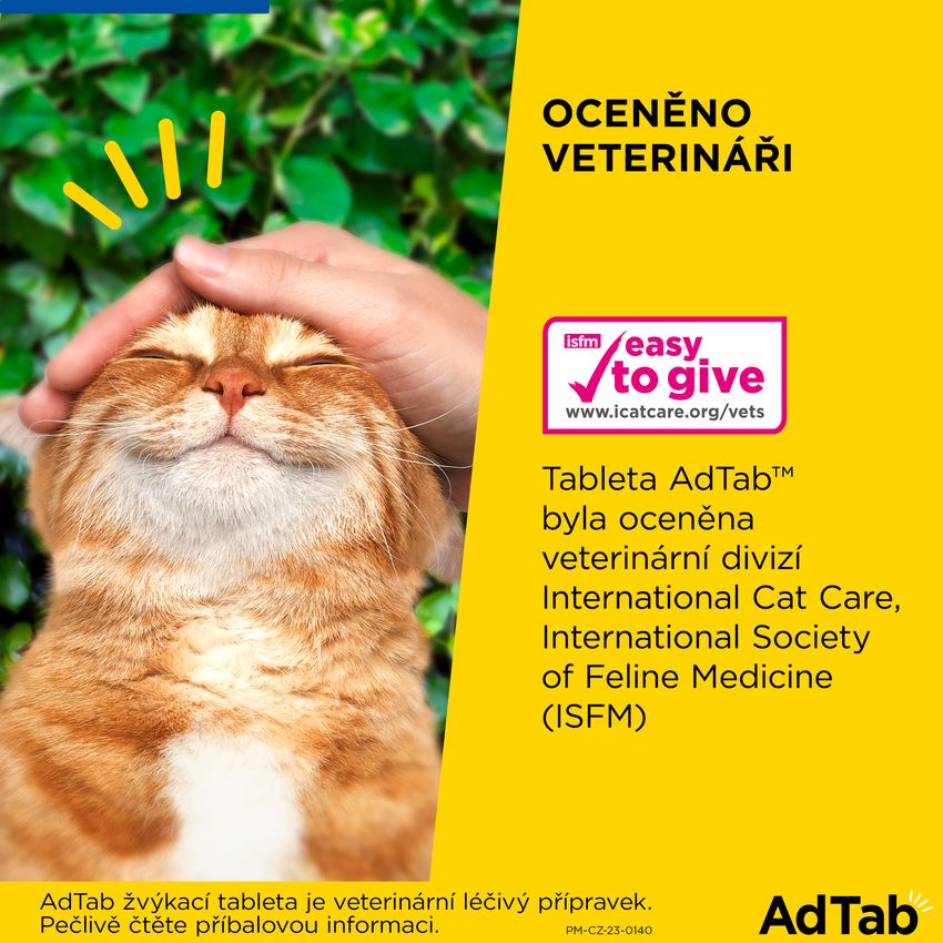 AdTab 48mg žvýkací tablety pro kočky 2-8kg 1ks. Foto 10