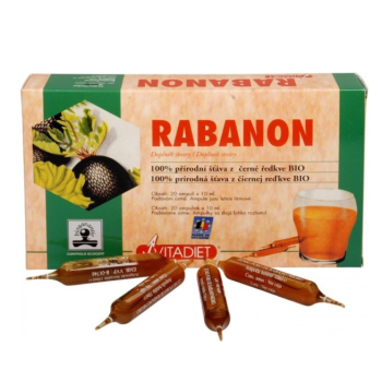 Rabanon Vitadiet 20x10ml extrakt z černé ředkve