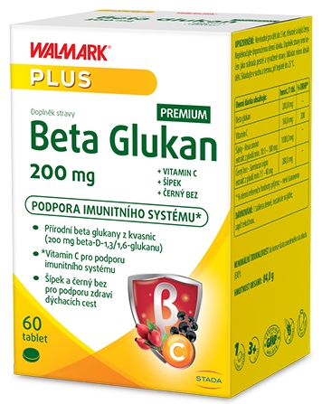 Beta Glukan 200 mg PREMIUM 60tbl. Foto 2