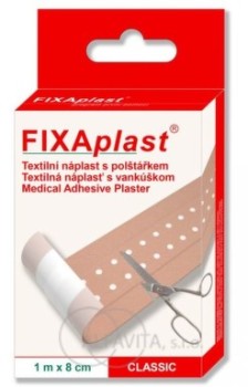 Náplast Fixaplast Classic 1mx8cm text.s polšt.