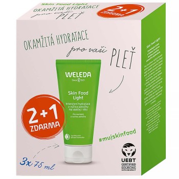 WELEDA SET Skin Food Light Multipack 2+1
