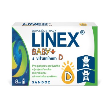 Linex Baby + s vitamínem D 8ml
