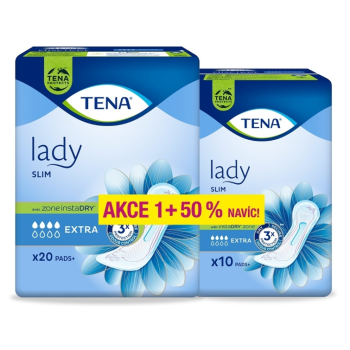 TENA Lady Slim Extra +50% ink.vložky 30ks 211513