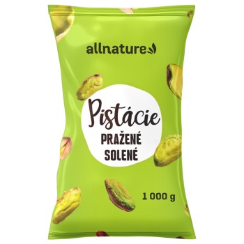 Allnature Pistácie pražené solené 1000g