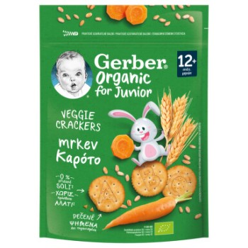 Gerber Krekry s mrkví BIO 100g 12M+