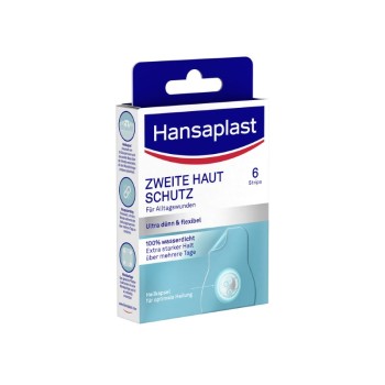Hansaplast Second Skin náplast hydrokoloidní 6ks