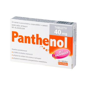 Panthenol tablety 40mg tbl.24 Dr.Müller