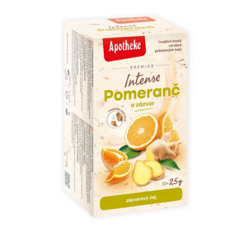 Apotheke Premier Intense Pomer.zázvor čaj 20x2.5g