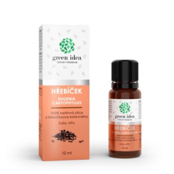 Green idea Hřebíček 100% rostlinná silice 10ml