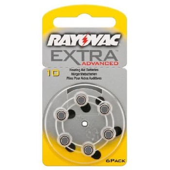 Rayovac Extra Adv.10 baterie do naslouchadel 6ks