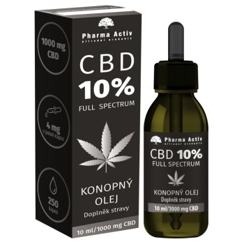 CBD 10% Konopný olej 1000mg 10ml