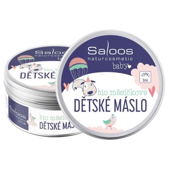 Saloos Šlehané máslo měsíčkové dětské BIO 150ml