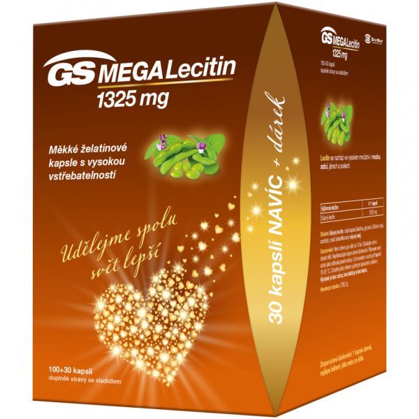 GS Megalecitin 1325mg 130 kapslí dárkové balení