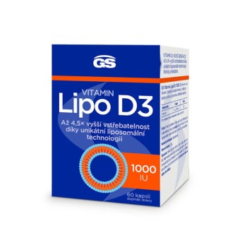 GS Vitamin Lipo D3 1000 IU cps.60