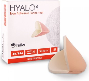 Hyalo4 Non Adhesive Foam Heel 18x12cm 5ks