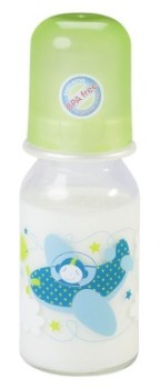 BABY NOVA Lahev skleněná s potiskem 125ml 44605