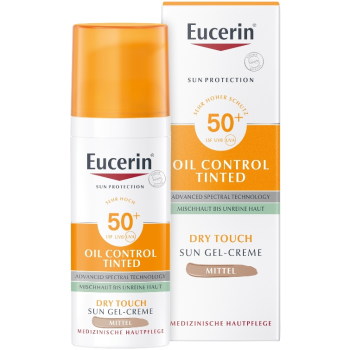 Eucerin Sun Oil Control Tinted středně tmavý SPF50+ 50ml