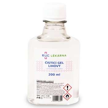 EUC Lékárna čistící gel na ruce 200 ml