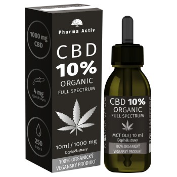 CBD 10% ORGANIC 1000mg Full Spectrum 10ml