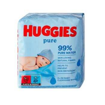 HUGGIES Pure Triplo 3x56ks