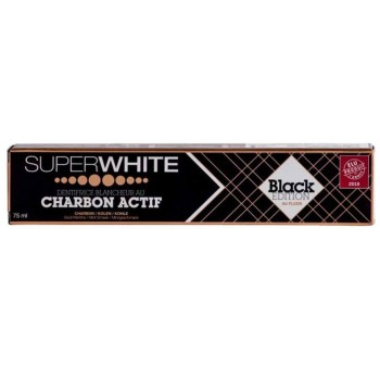 SUPERWHITE Black Edition zubní pasta bělící 75ml