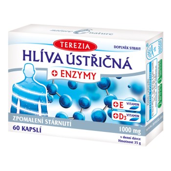 Terezia Hlíva ústřičná+enzymy 60 kapslí