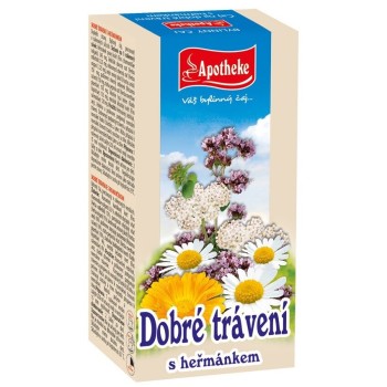 Apotheke Dobré trávení s heřmánkem čaj 20x1.5g