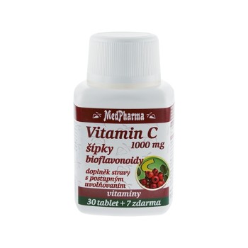 MedPharma Vitamín C 1000mg s šípky 37tbl