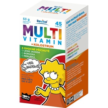 The Simpsons Multivitamin + kolostrum tbl.45