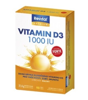 Vitar Vitamin D3 Forte 1000 IU tbl.90