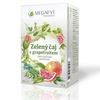 Megafyt Zelený čaj s grapefruitem 20x1.5g